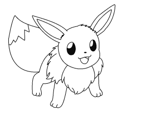 Coloriages à imprimer et télécharger 20 coloriage pokemon evoli