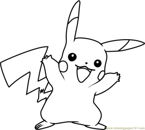 Coloriages à imprimer et télécharger 19 coloriage pokemon pikachu