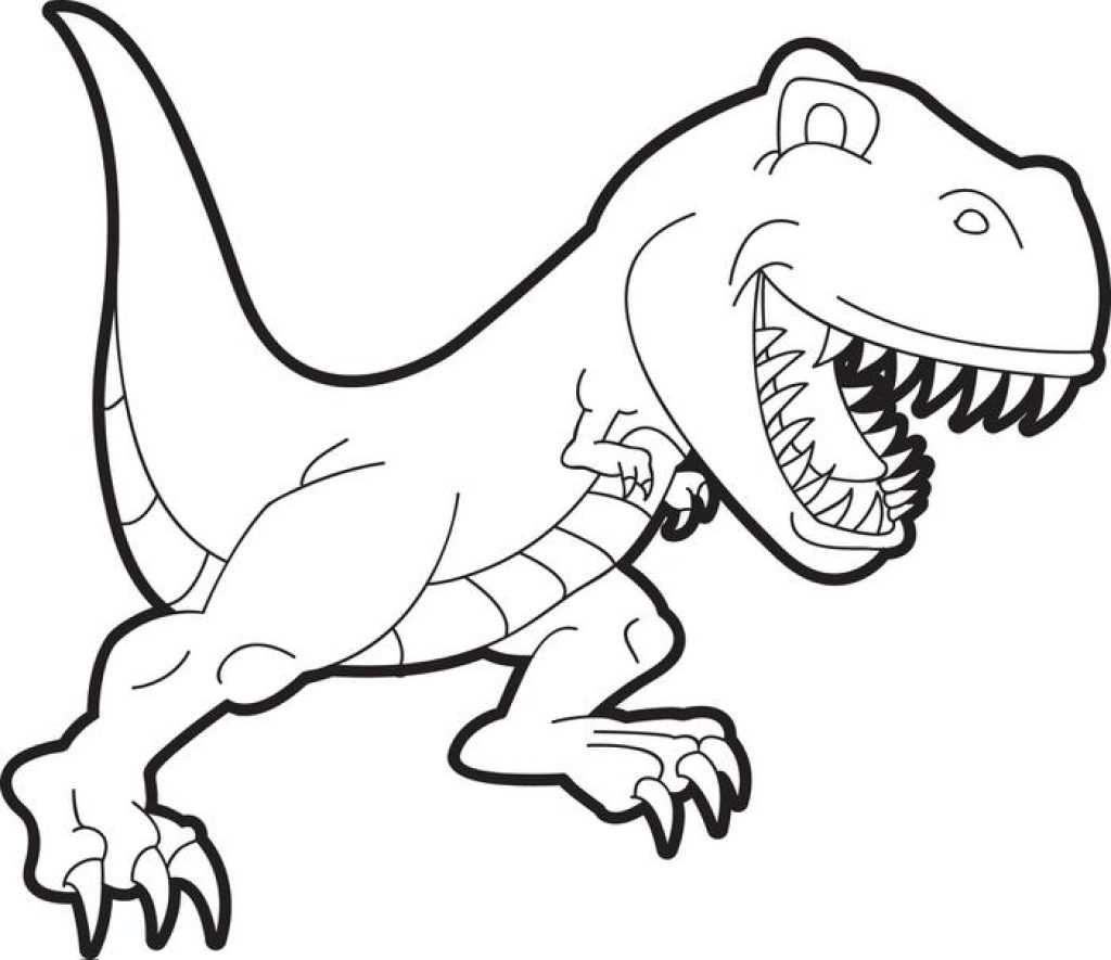 dessin dinosaure tyrex