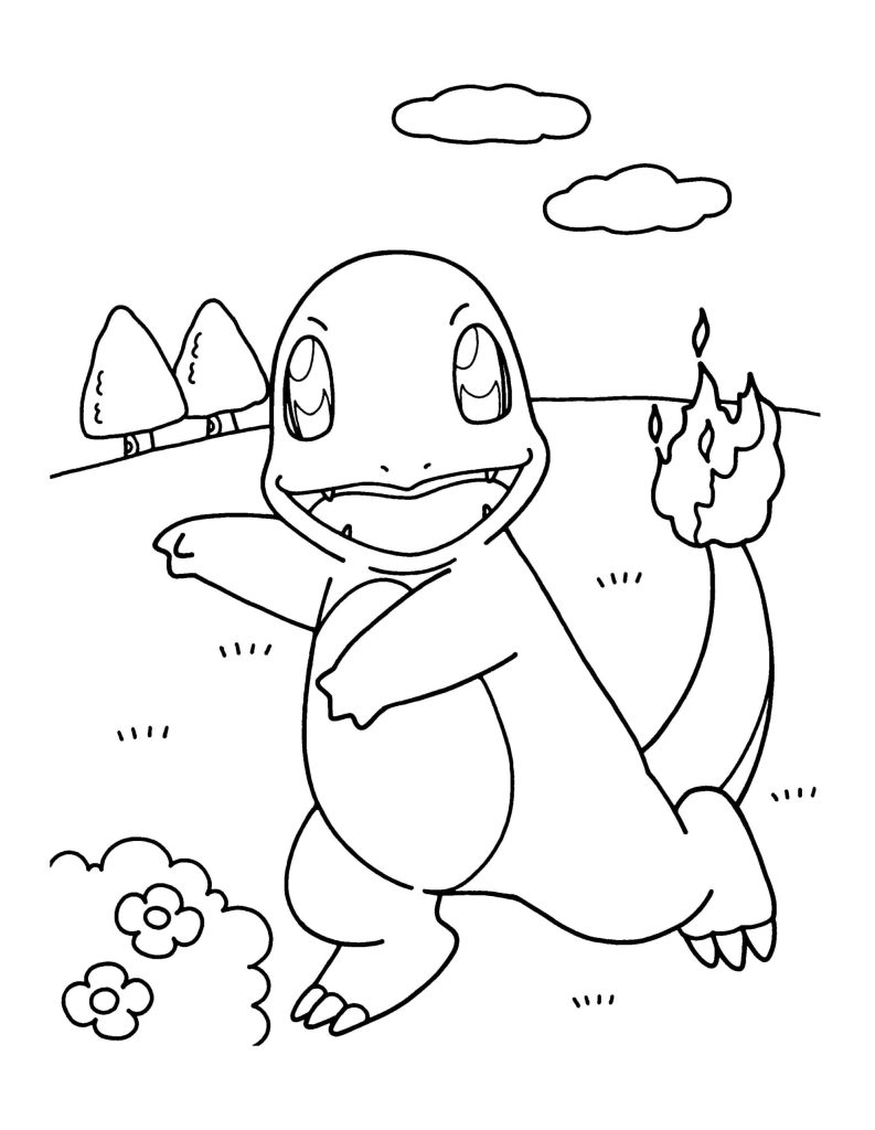 dessin pokemon salameche