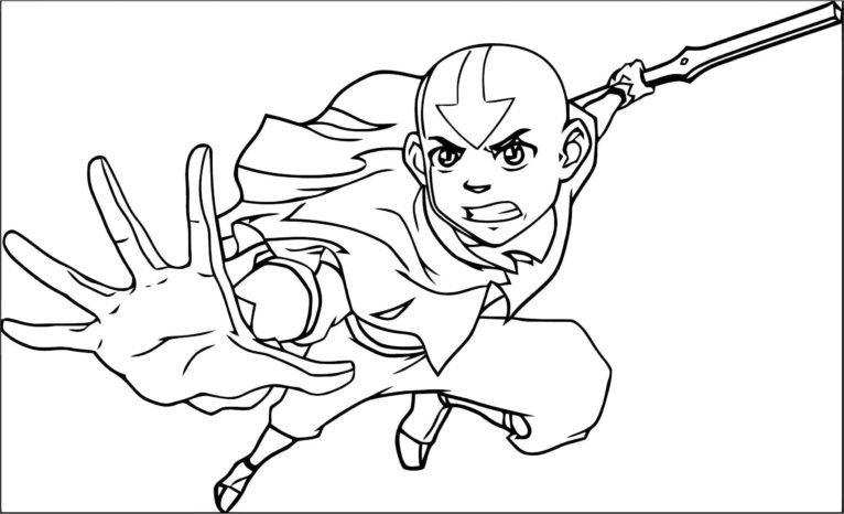Coloriage avatar le dernier maître de l'air